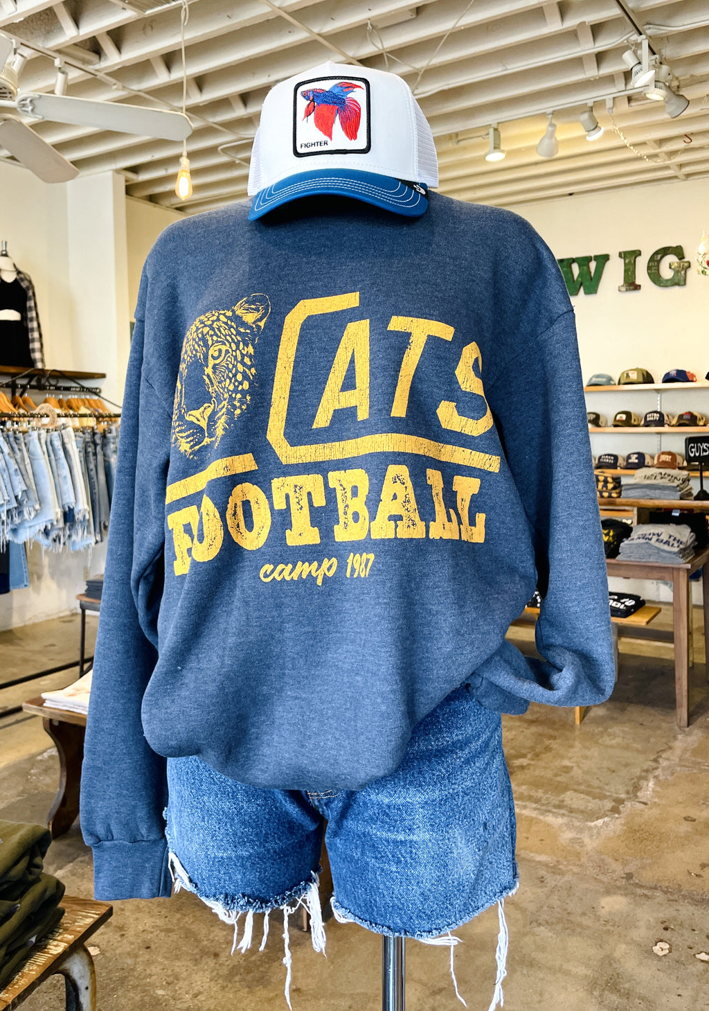 Cats Football Sweatshirt