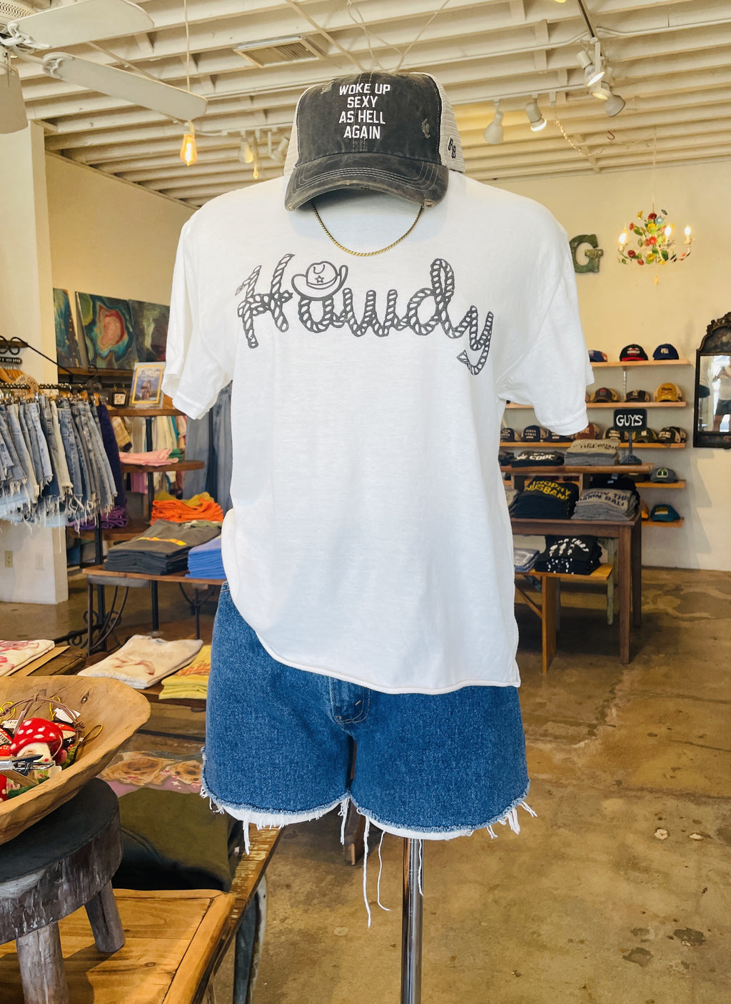 Howdy Cropped Tee