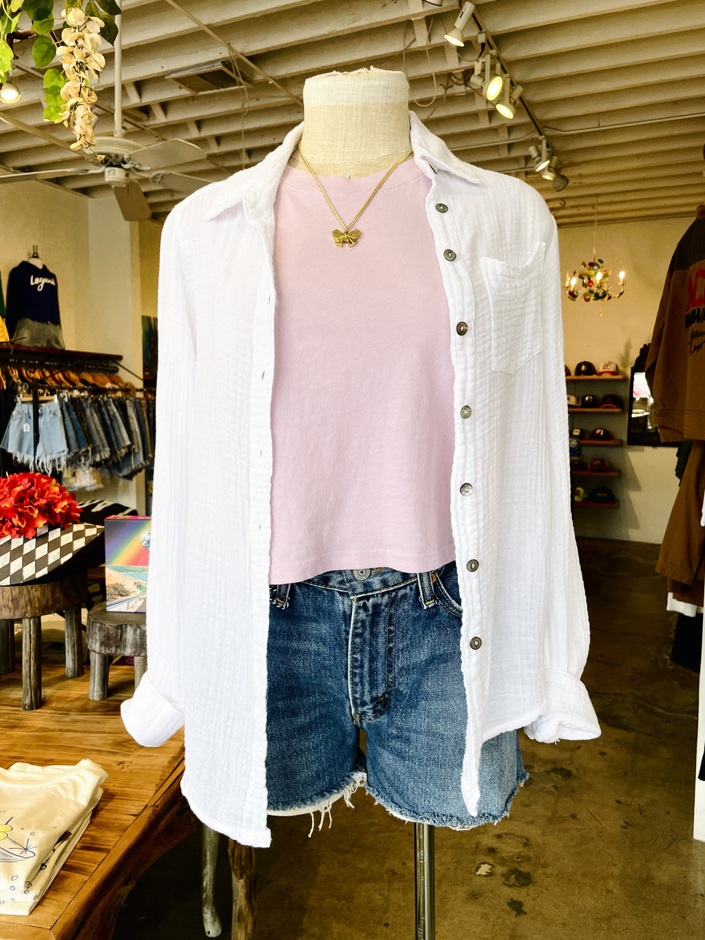 White Button Down