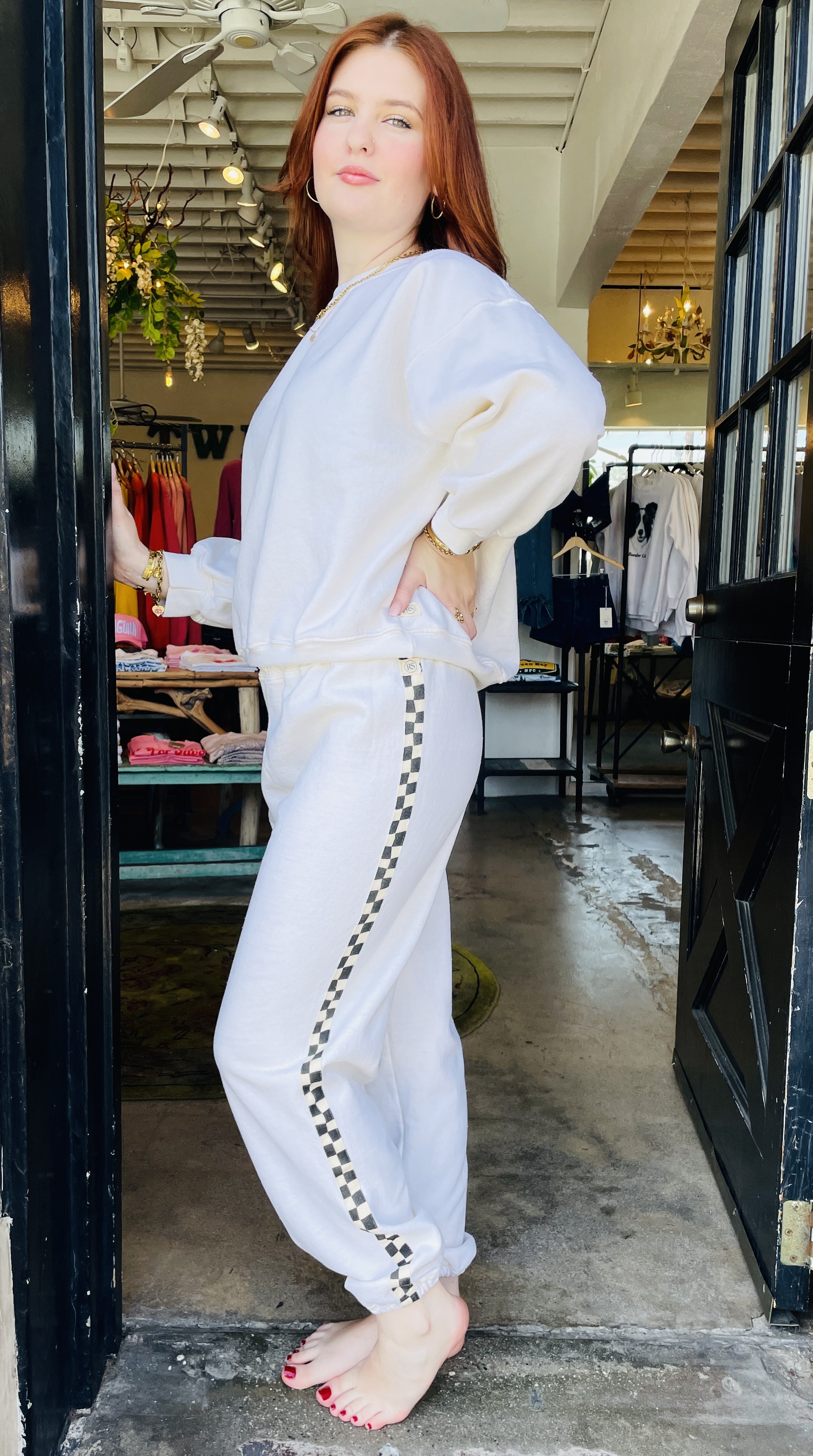 Checkerboard Sweatpants