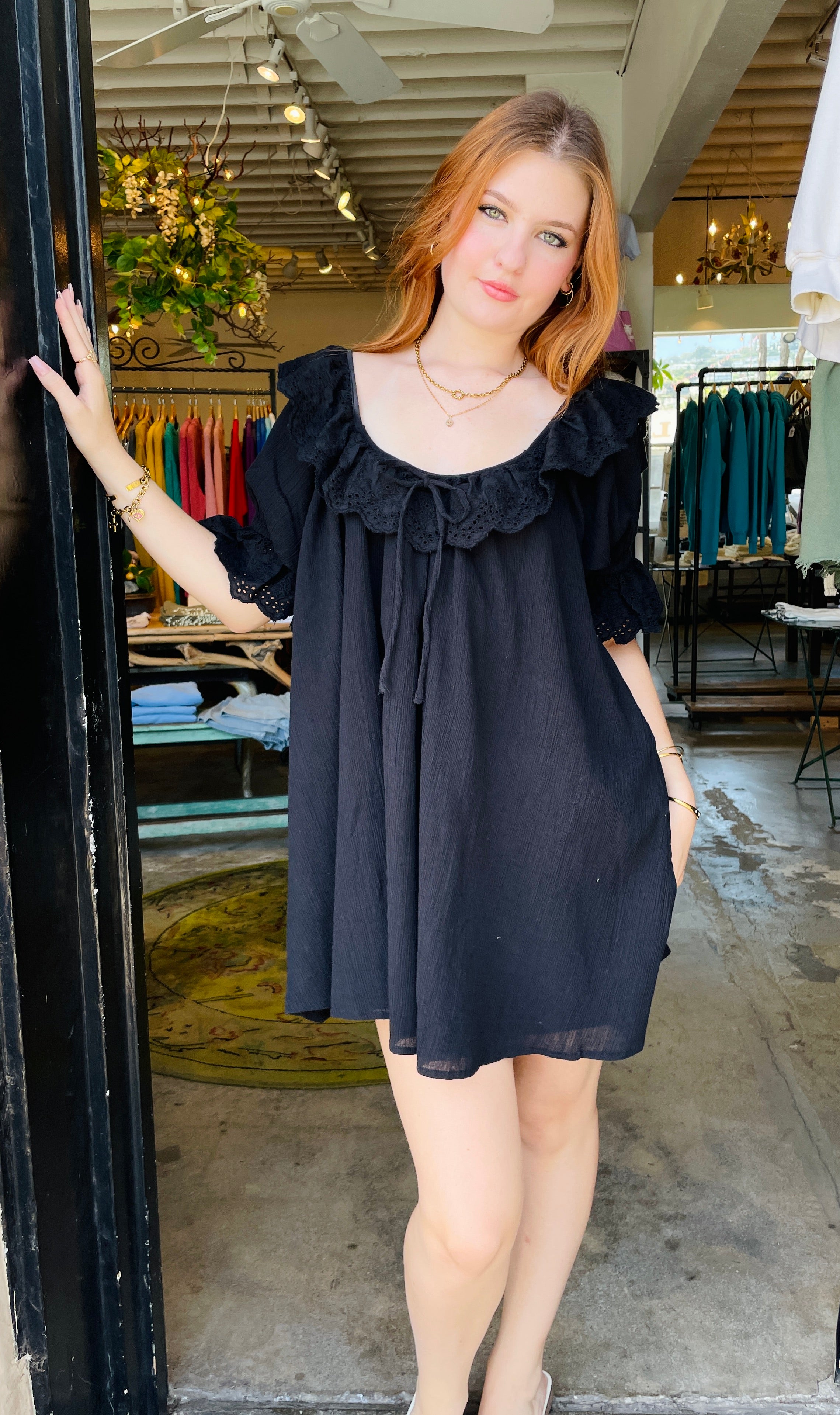 Eyelet  Dress
