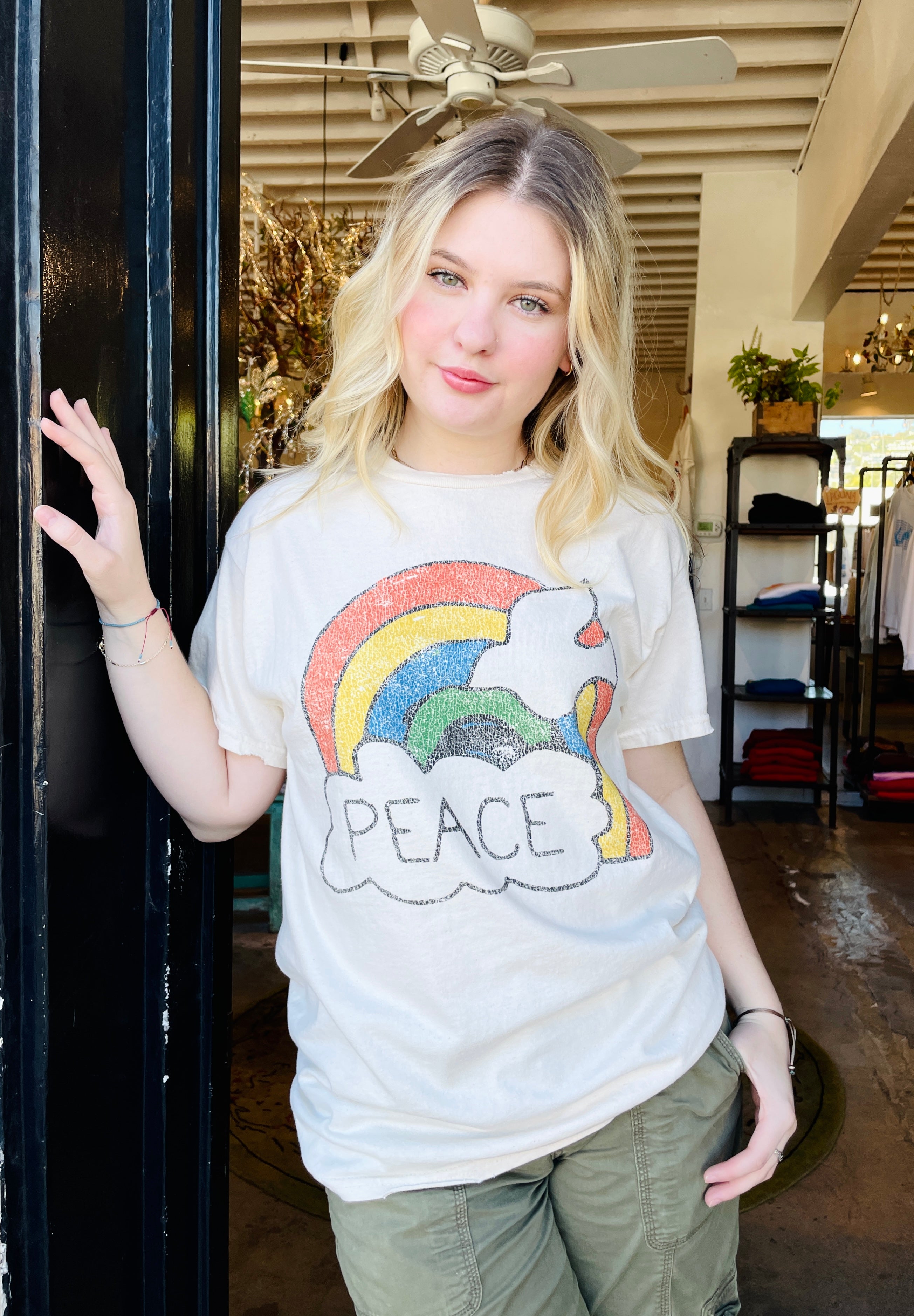 Peace Dove Rainbow Tee